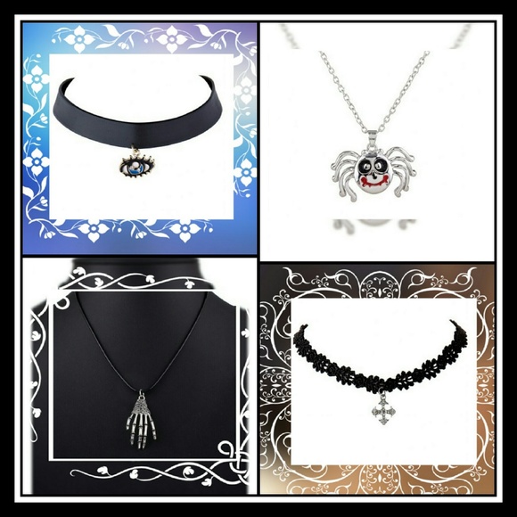 Moon Goddess Boutique Jewelry - New Set of 4 Celtic, Horror Beautiful necklace set